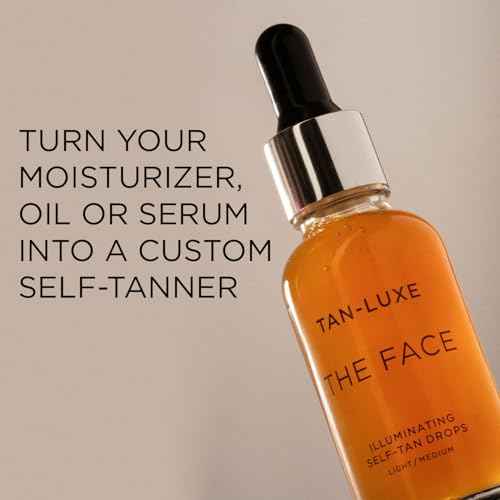 TAN-LUXE The Face - Illuminating Self-Tan Drops to Create Your Own Self Tanner, Cruelty & Toxin Free