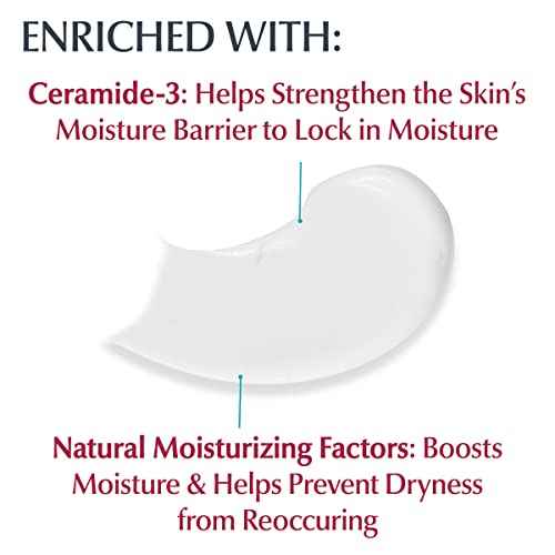 Eucerin Advanced Repair Body Cream for Very Dry Skin, Fragrance Free Daily Body Moisturizer, 8 Oz Tube