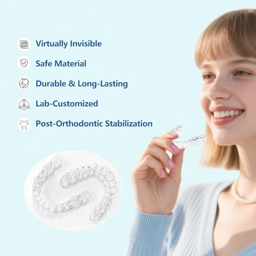 Custom Retainer, Clear Replacement Retainers for Teeth, BPA & Latex-Free, for Adults & Teens (Single Teeth Retaienr)