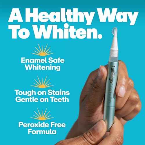 Lumineux 2-in-1 Whitening Pen (1 Pack) Enamel Safe and Clinically Proven to Whiten Without The Sensitivity - Removes Coffee, Tea, and Smoking Stains