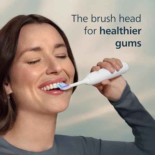 Philips Sonicare G3 Two-in-One - Genuine Replacement Electric Toothbrush Heads, White, 4 Pack One Year Supply, HX9054/65