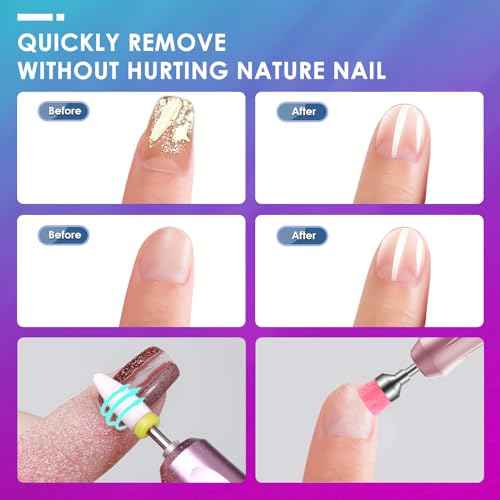 26pcs Nail Drill Bits Set, 3/32inch Professional Ceramic Safety Bits for Nail Drill, Cuticle Efile Nail Drill Bits, Remover Bits for Acrylic Gel Nail Tech Manicure Pedicure, Home Salon