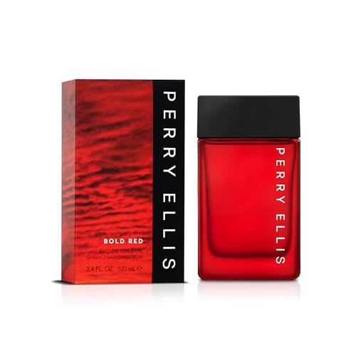Perry Ellis Bold Red Gift Set: 3.4 fl oz eau de toilette,3 oz aftershave,3 oz shower gel,.25 fl oz travel mini - lime, parsley, mandarin, nutmeg, cinnamon, lavender, sandalwood, patchouli, cedarwood