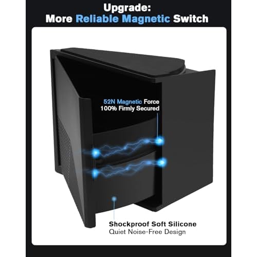 Upgraded For Tesla Cybertruck 2PCS Door Built-in Hidden Storage Organizer, Full Surround Design Protect Interior, Magnetic Swing Open Lid, Mini Car Door Garbage Can - Premium Texture & ABS Material