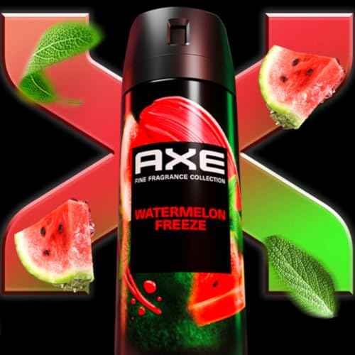 AXE Fine Fragrance Body Spray Variety Pack 4 Pack Touch of Sweetness - Cherry Spritz, Pure Coconut, Black Vanilla, Watermelon Freeze Aluminum Free 4 oz