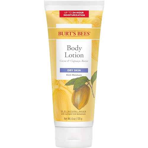 Burt¡¯s Bees Butter Body Lotion for Dry Skin with Cocoa & Cupua?u, 6 Oz (Package May Vary)