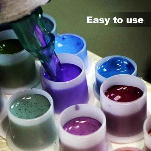 Tattoo Ink Caps with Base - Gakonp 500pcs Mixed Sizes Tattoo Ink Cups #11 Small #14 Medium #17 Large Disposable Ink Caps Plastic Pigment Cups Tattoo Supplies