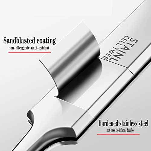 Professional Facial Blackhead Remover Tweezers,3Pcs Precision Pimple Popper Tool Kit for Whitehead Ance Blemishs Comedones Stainless Steel Makeup Tool - Matte