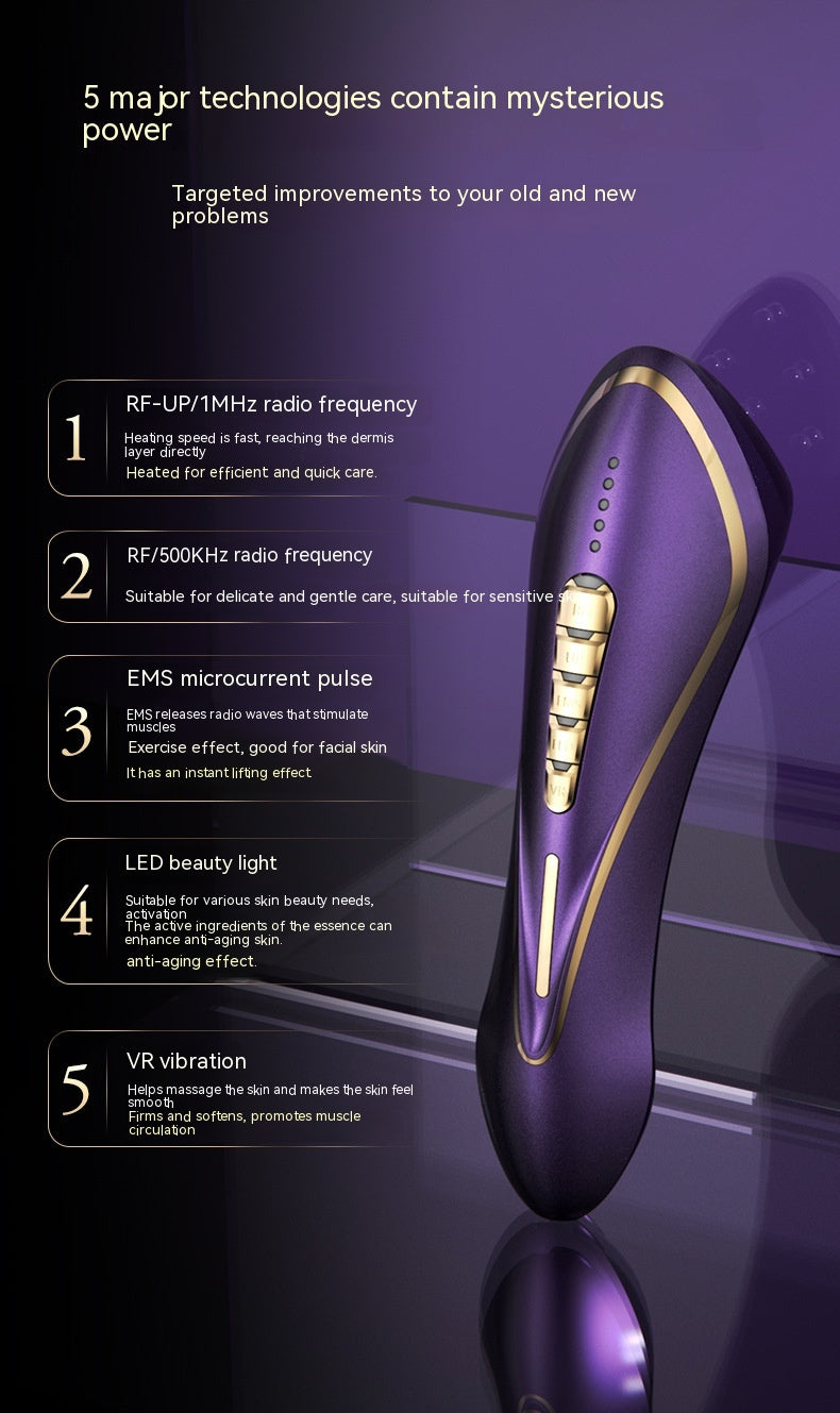 Micro-Current RF IPL Skin Care Device for Face Lifting and Rejuvenation