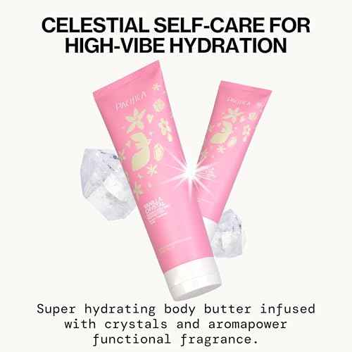 Pacifica Vanilla Crystal Body Butter Lotion ? Super Hydrating Moisturizer for Dry Skin, Rich Shea Butter & Vitamin E Formula, Vegan, Cruelty-Free, Clean Beauty, Vanilla Scent, 6 oz