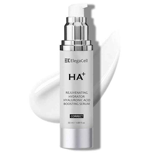 HACIRFE ElegaCell HA + Rejuvenating Hydrator Skin Hyaluronic Acid Boosting Serum for Face - Restore Hydrator Age-Defying Skincare for Women Smooth Fine Lines and Wrinkles 1.69 oz