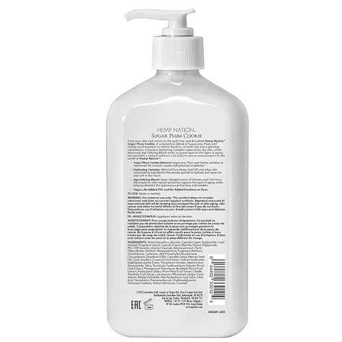 AG Hemp Nation Sugar Plum Cookie Lotion, 18 oz