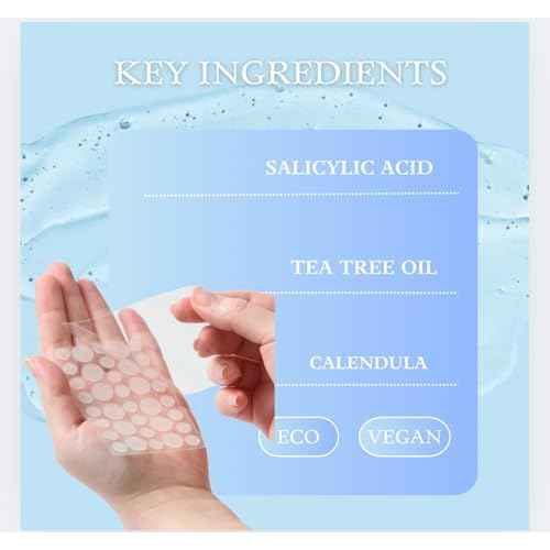Dot by Nouf Acne Patch & Pimple Patches Fast Overnight Spot Treatment with Salicylic Acid & Tea Tree Oil Invisible Hydrocolloid, Ultra-Thin, Gentle 36 Count for Clear Skin