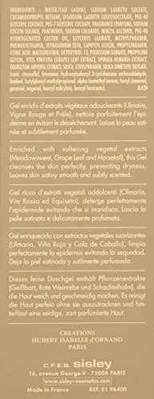 Sisley Paris Gel Parfumé Douche et Bain, white