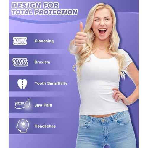 Mouth Guard for Women,2 Sizes (4 Pack) Mouth Guard for Grinding Teeth at Night,Night Guards for Sleeping