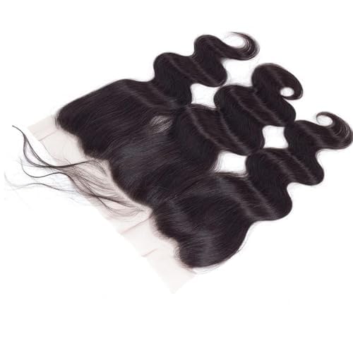 22 Inch HD Lace Frontal Closure Body Wave 13x4 Frontal Human Hair 12A Unprocessed Brazilian Virgin hair Ear to Ear lace Frontal Human Hair Transparent Lace Front Pre-Plucked with Baby Hair