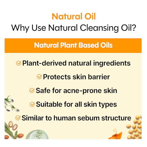 ma:nyo Pure Cleansing Oil, Natural Oil Cleanser for Face, Makeup Blackhead Remover, Korean Skin Care, 6.76 fl oz (200ml)