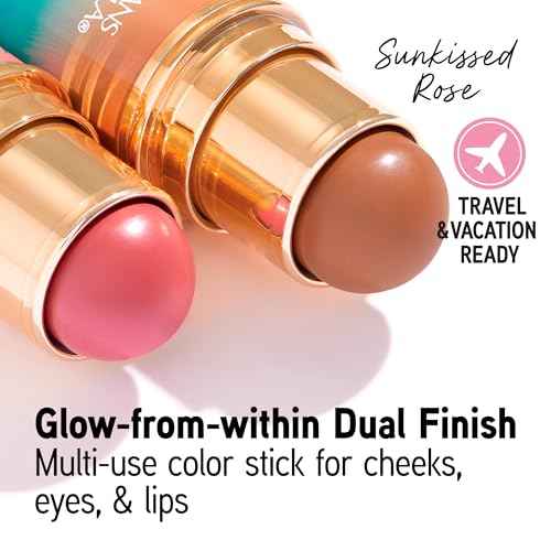 Physicians Formula Butter Glow & Go Multiuse Stick, Ultra-Creamy Radiant Finish Formula with Murumuru Butter, Vegan & Cruelty-Free- Sunkissed Rose