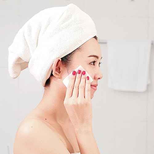 Diane 2.4" x 2" Cotton Squares, 100% Pure Cotton, Ideal for Makeup Removal, Nail Polish Touch-Ups, Skincare, and Everyday Household Use, 160 Count