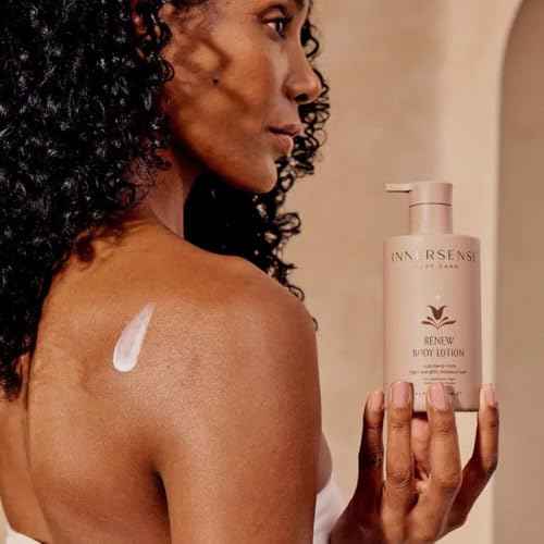 INNERSENSE Organic Beauty - Renew Body Lotion | Non-Toxic, Cruelty-Free, Nutrient-Rich Lightweight Moisturizer (8.5 fl oz | 250 ml)