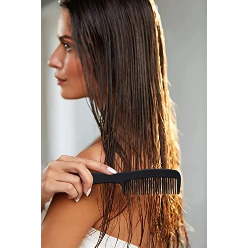 60 Pack Widen Combs, Black, Plastic, Individually Wrapped for Hotel, Airbnb, Shelter/Homeless/Nursing Home/Charity, 60 Count