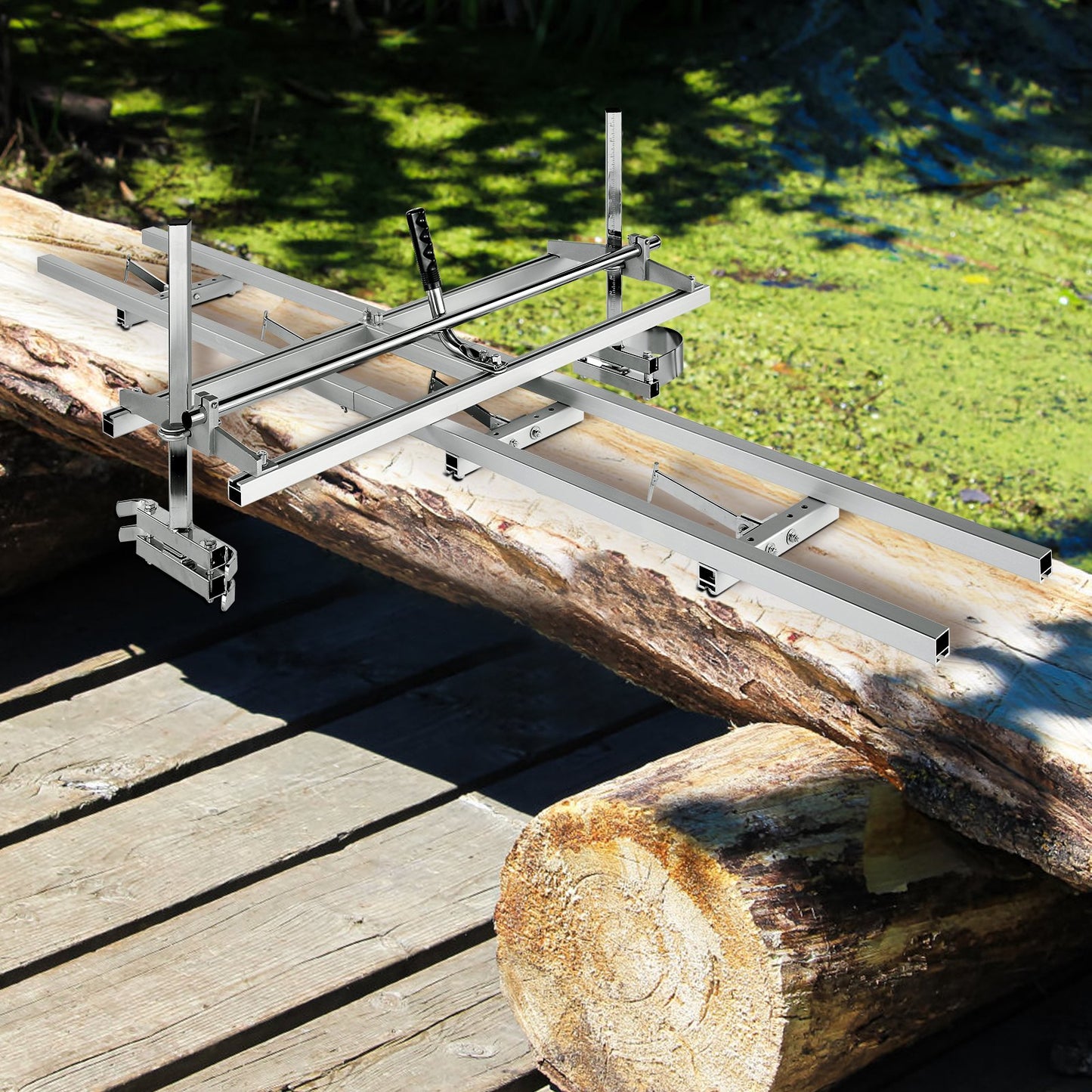 Portable Chainsaw Mill & Rail Guide System 14-36 Inch for Woodworking