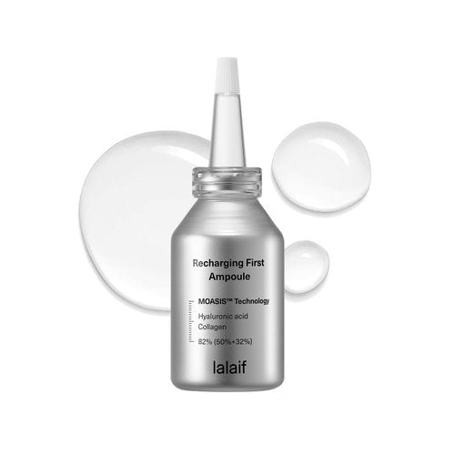 Nano Hyaluronic Acid & Collagen Serum with Niacinamide & Adenosine – Korean Anti-Aging Ampoule for Deep Hydration, Brightening & Wrinkle Care – LaLaif