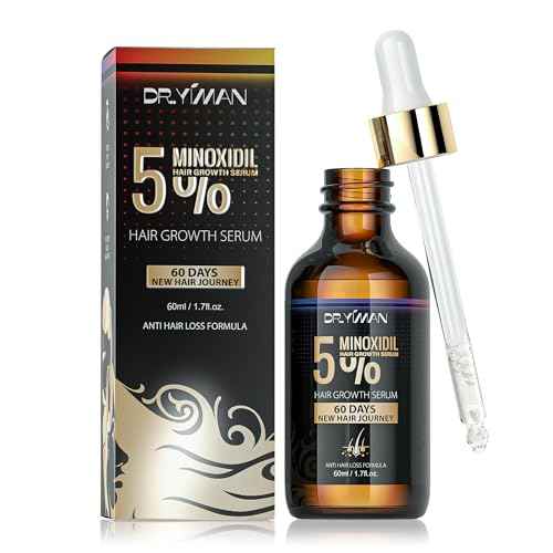 5% Minoxidil Hair Growth Serum for Men and Women, Hair Growth Serum Oil for Hair Loss for Women, Safest Hair Growth Minoxidil Treatment for Boosting Follicles, Hair Regrowth Treatments
