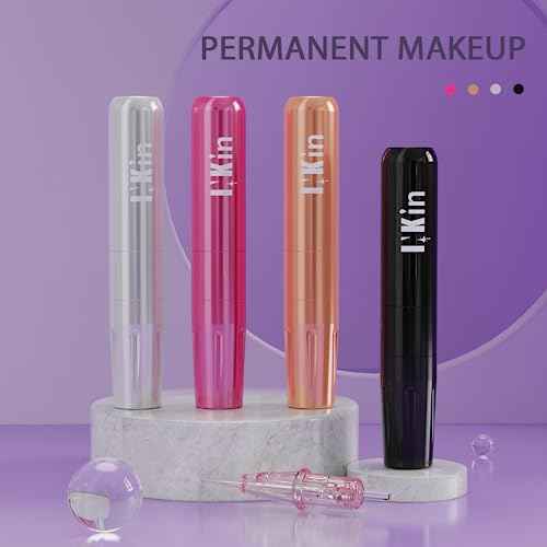 INKin Tattoo Gun for Beginners, Permanent Makeup Rotary Tattoo Machine Liner and Shaders (TH014 Silver)