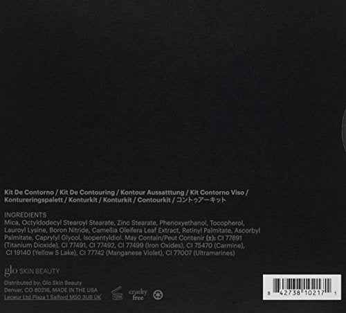 Glo Skin Beauty Contour Kit | Illuminate and Brighten, Blendable and Buildable Contouring Palette, (Dark)