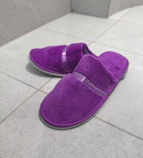 Maeline Bulk 36 Pair Disposable Home Slippers for Family Spa Guests Hotels Office - Velvet Lined Slippers Home Party, Housewarming, Linen, Closed Toe