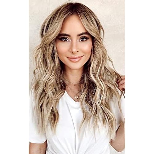 Tressmatch 16¡±-18" Remy Human Hair Clip in Extensions Brown/blonde Highlights (Color #6/613) Thick to Ends 9 Pieces Full Head [Set Weight:4.3oz/1