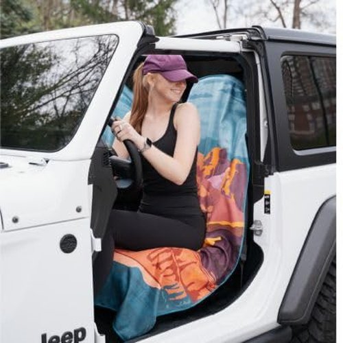 Sprints Athletic Running Towel, Full-Sized, Car Seat Cover - Performance Microfiber (Grand Canyon)