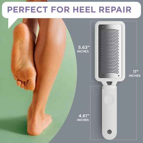 Lee Beauty Professional Callus Remover for Feet-Rasp Foot File Scrubber for Dead Skin Remover for Cracked Heels & Dry Skin-Sturdy Scraper Tool, Easy to Use & Clean-Pedicure Supplies for Smooth Foot