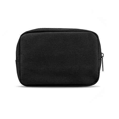 Universal Electronics/Accessories Soft Carrying Case Bag, Durable & Light-weight,Suitable for Out-going, Business, Travel and Cosmetics Kit (Small-Black)