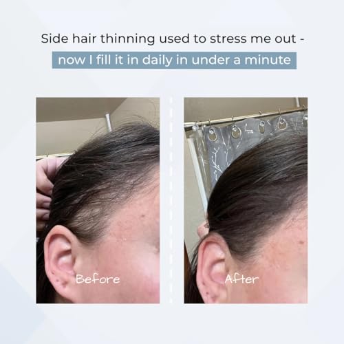 Rumi Cosmetiques HairMagic+ Root Touch Up Powder ? Instant Gray Hair Coverage & Hairline Filler ? Water-Resistant, Natural Finish, Nourishing Formula with Argan Oil (Medium Brown)