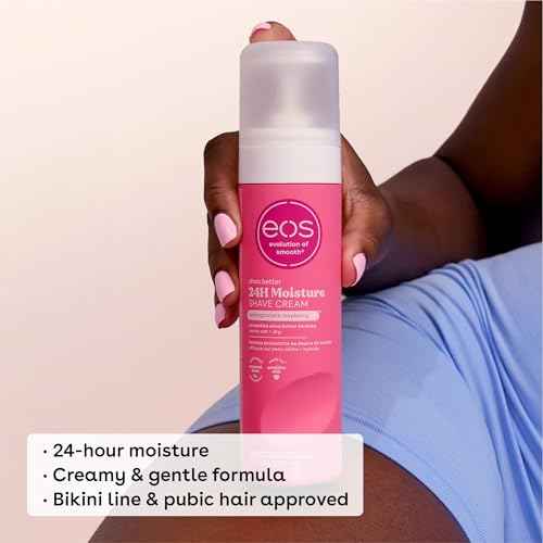 eos Shea Better Shave Cream- Pomegranate Raspberry, Shea Butter Skincare, Shaving Cream for Women, 14 fl oz, 2-Pack