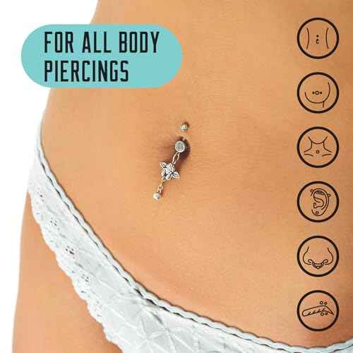 BASE LABORATORIES Piercing Aftercare Kit: Keloid & Piercing Bump Solution Oil(15ml) + Piercing Aftercare Spray (4oz) - for Keloid Bump Removal & Cleansing Soothing Piercings Before & After