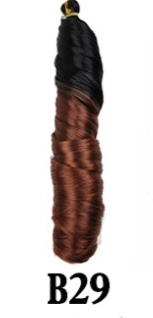 African New Loose Wave Crochet Hair Extensions Big Wave Reel Curved Handle
