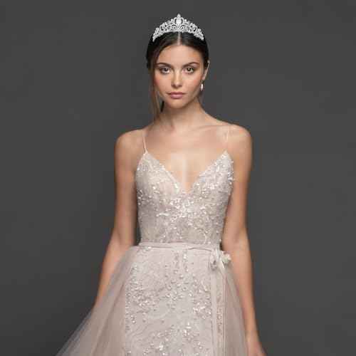 Princess Peach Crown, Fairy Godmother Rapunzel Costume Tiara for Women - Vofler Silver Coronas para 15 A?os Hair Accessories for Princess Bride Diaries Party Quinceanera Prom Wedding Birthday Girls