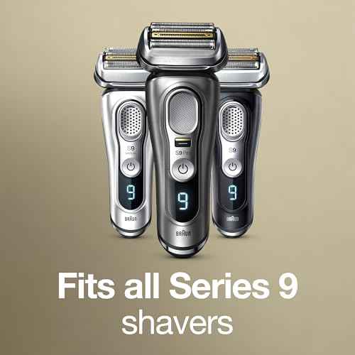 Braun Electric Shaver Head Replacement Part 94M, Compatible with Series 9 Pro and Series 9 Electric Razors for Men, Silver