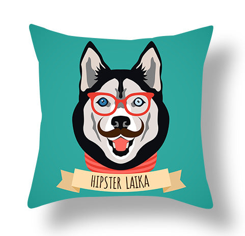 Animal Cartoon Plush Cushion Cover - 45x45cm Home Decor Pillowcase