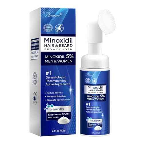 5% Minoxidil Foam for Men and Women, 5% Minoxidil for Men Foam, Minoxidil for Women Hair Growth (60ML)