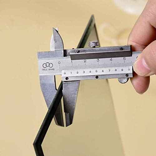 EFAILY Folding Travel Mirror, PU Portable Adjustable Rectangular Ultrathin Mirror, for Travel, Camping,Home(6.4W¡¿5.3L)