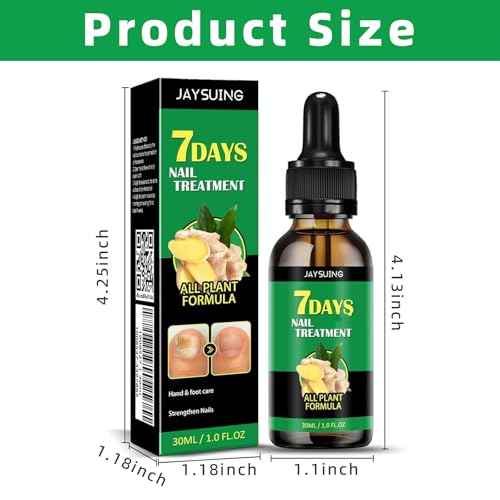 1 Pcs 7 Days Ginger Nail Treatment Nail Serum, Ginger Cuticle Care Oil for Nails, GingerNail Care Essential Oil for Strengthen & Promote Nails Growth