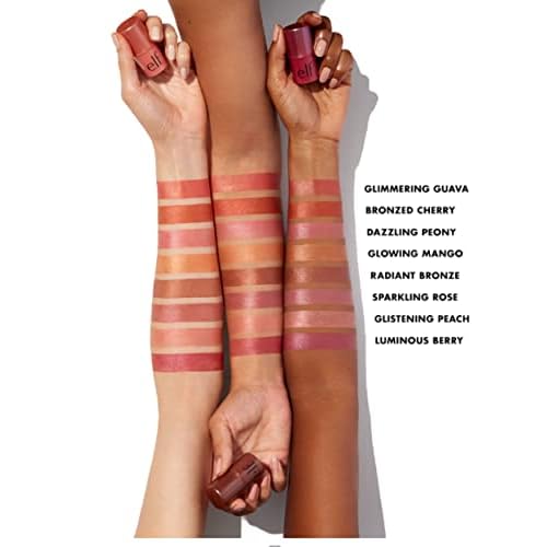 e.l.f. Monochromatic Multi Stick, Luxuriously Creamy & Blendable Color, For Eyes, Lips & Cheeks, Dazzling Peony, 0.17 Oz