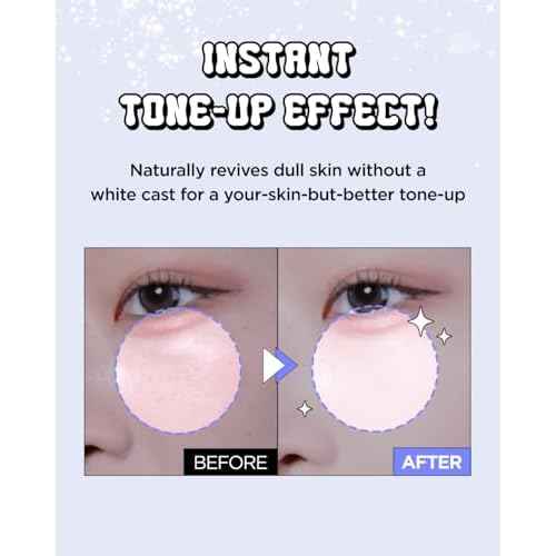 CHASIN' RABBITS All About Glow Tone-up Cream 1.69 fl. Oz, Natural Makeup Base, No Makeup Natural Look, Glow Skin, Long-Lasting Hydrating, Soft Texture, Vegan, Face & Body, K Beauty