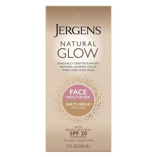 Jergens Natural Glow Daily Facial Moisturizer, Fair to Med 2 fl oz (59 ml)