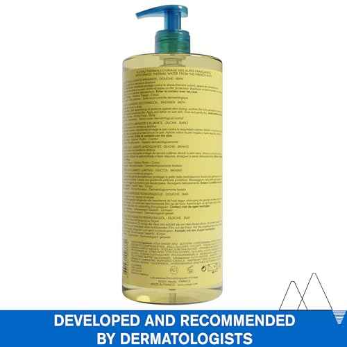 URIAGE X?mose Cleansing Soothing Oil | Mild Foaming Nourishing Gel-in-oil, Face & Body, Fragrance & Soap-Free