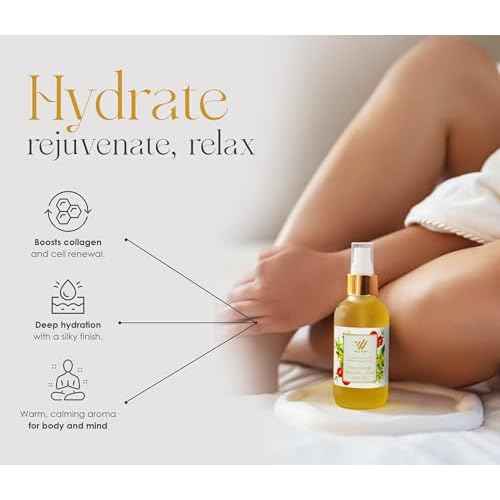 Wild Vibes Ylang Orange Blossom + Oud Luxury Body Oil for Women ? Hydrating Body Oil After Shower for Smooth, Youthful Skin ? Natural Moisturizer for Dry Skin ? 4 oz